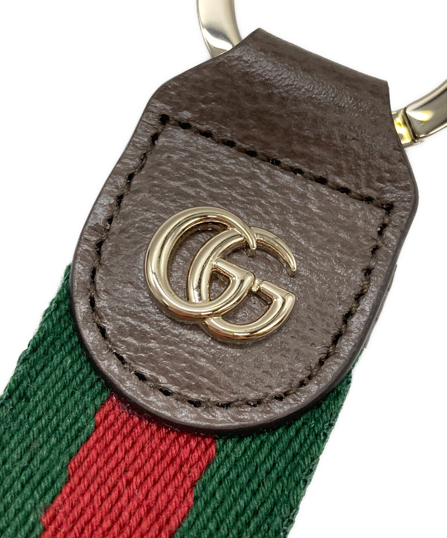 中古・古着通販】GUCCI (グッチ) オフィディア キーチェーン グリーン