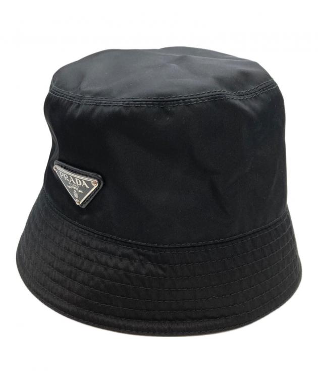 中古・古着通販】PRADA (プラダ) Re-Nylon バケットハット ブラック