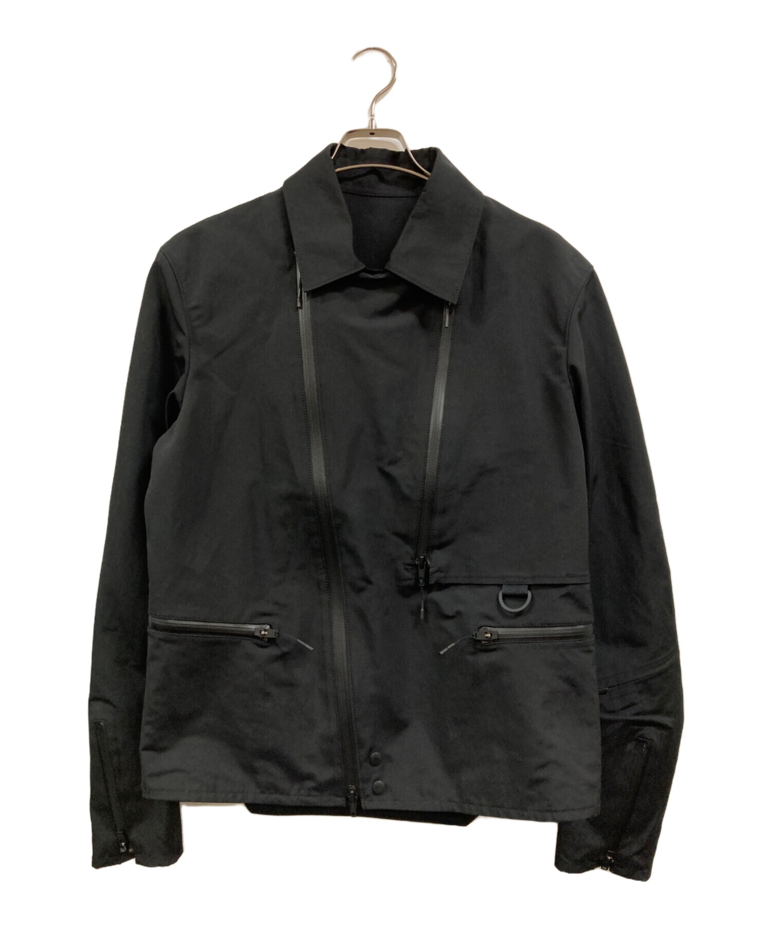 Y-3　M CLASSIC DENSE WOVEN BIKER JACKET 中古・古着通販】Y-3 (ワイスリー) CLASSIC DENSE WOVEN BIKER JACKET