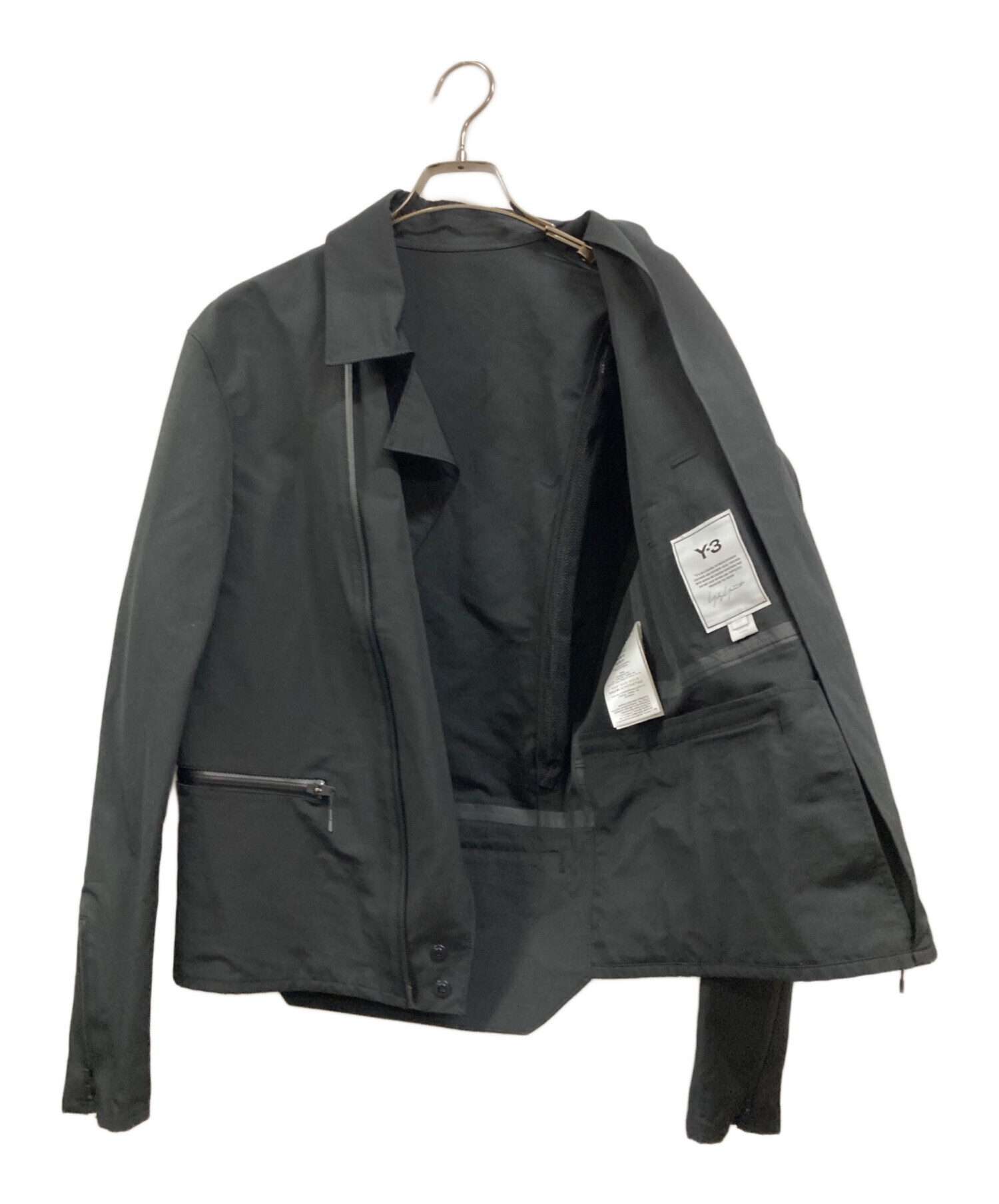 中古・古着通販】Y-3 (ワイスリー) CLASSIC DENSE WOVEN BIKER JACKET