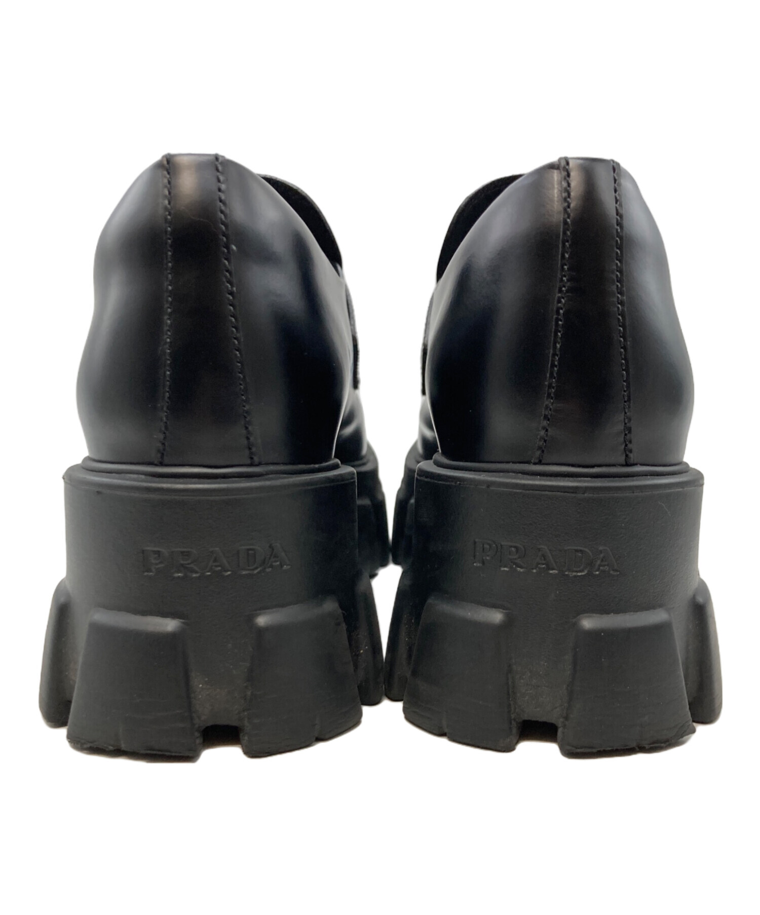 中古・古着通販】PRADA (プラダ) モノリス ブラッシュドレザー