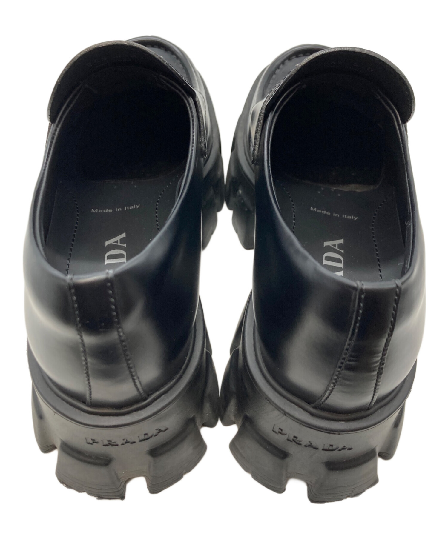 中古・古着通販】PRADA (プラダ) モノリス ブラッシュドレザー