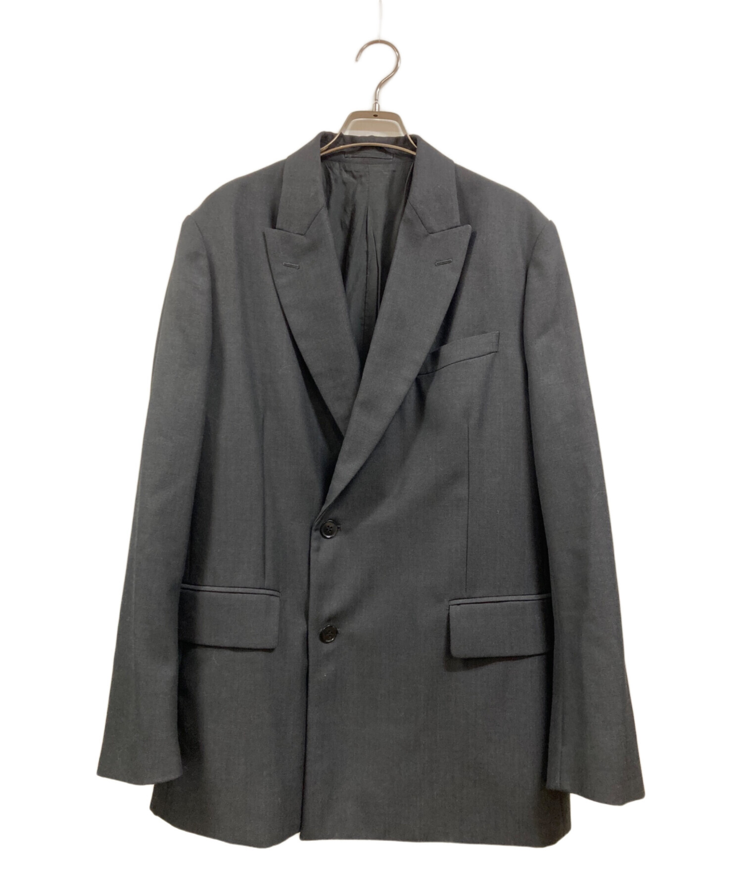 中古・古着通販】Llife (ライフ) DOESKIN TAILORED JACKET グレー