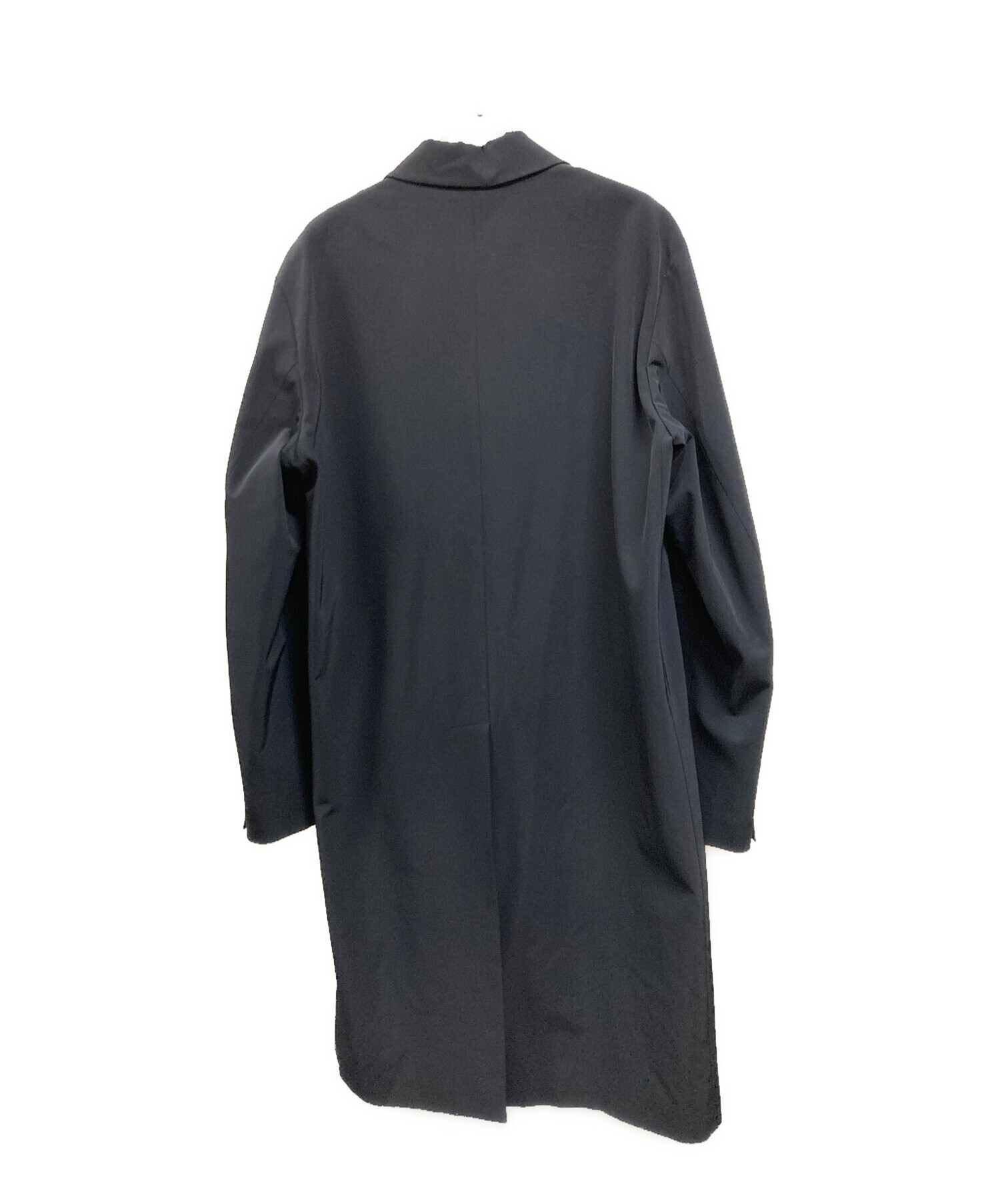 中古・古着通販】PRADA (プラダ) ステンカラーコート ネイビー サイズ