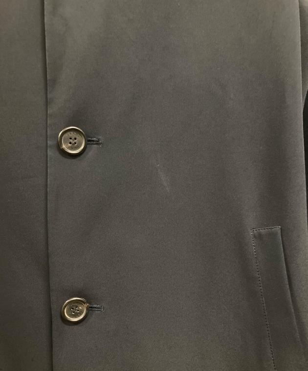 PRADA / ステンカラージャケット 中古・古着通販】PRADA (プラダ) ステンカラーコート ネイビー サイズ
