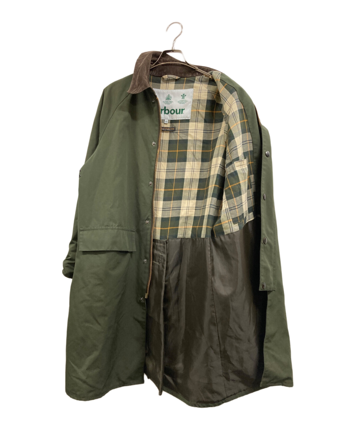 中古・古着通販】Barbour (バブアー) NEW BURGHLEY JACKET カーキ