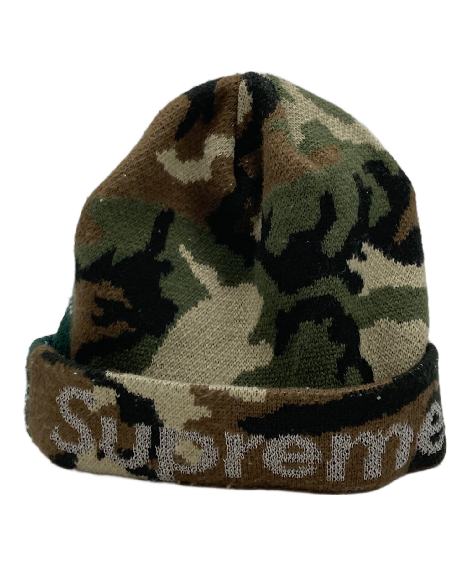 supreme シュプリーム　カモフラージュ ツバ付き　ニット帽　ジープキャップ 中古・古着通販】SUPREME (シュプリーム) New Era (ニューエラ) Split