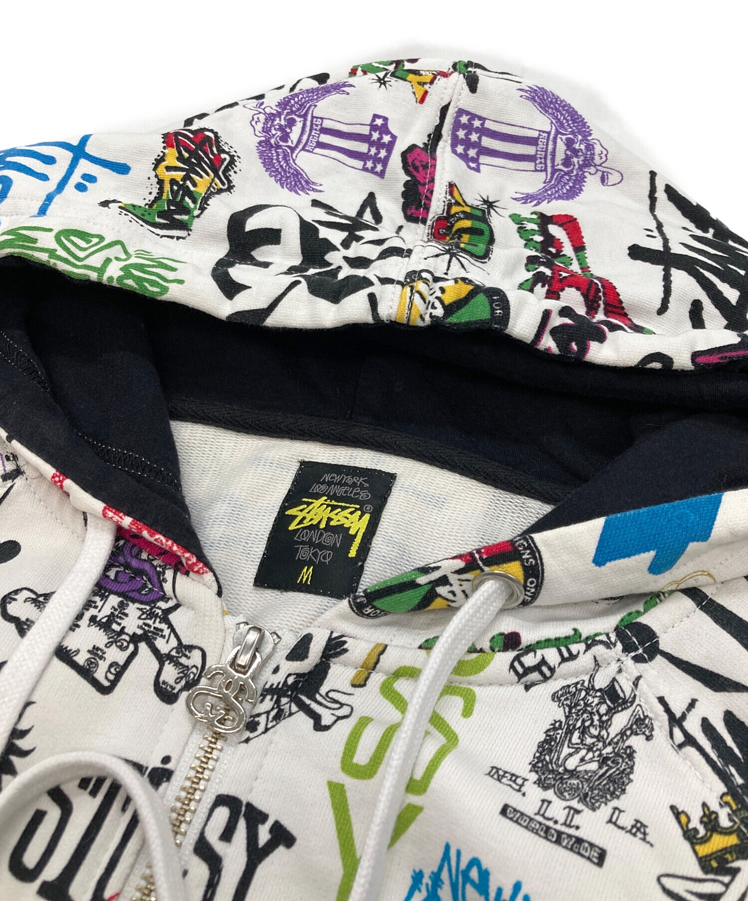 中古・古着通販】stussy (ステューシー) 歴代ロゴジップパーカー