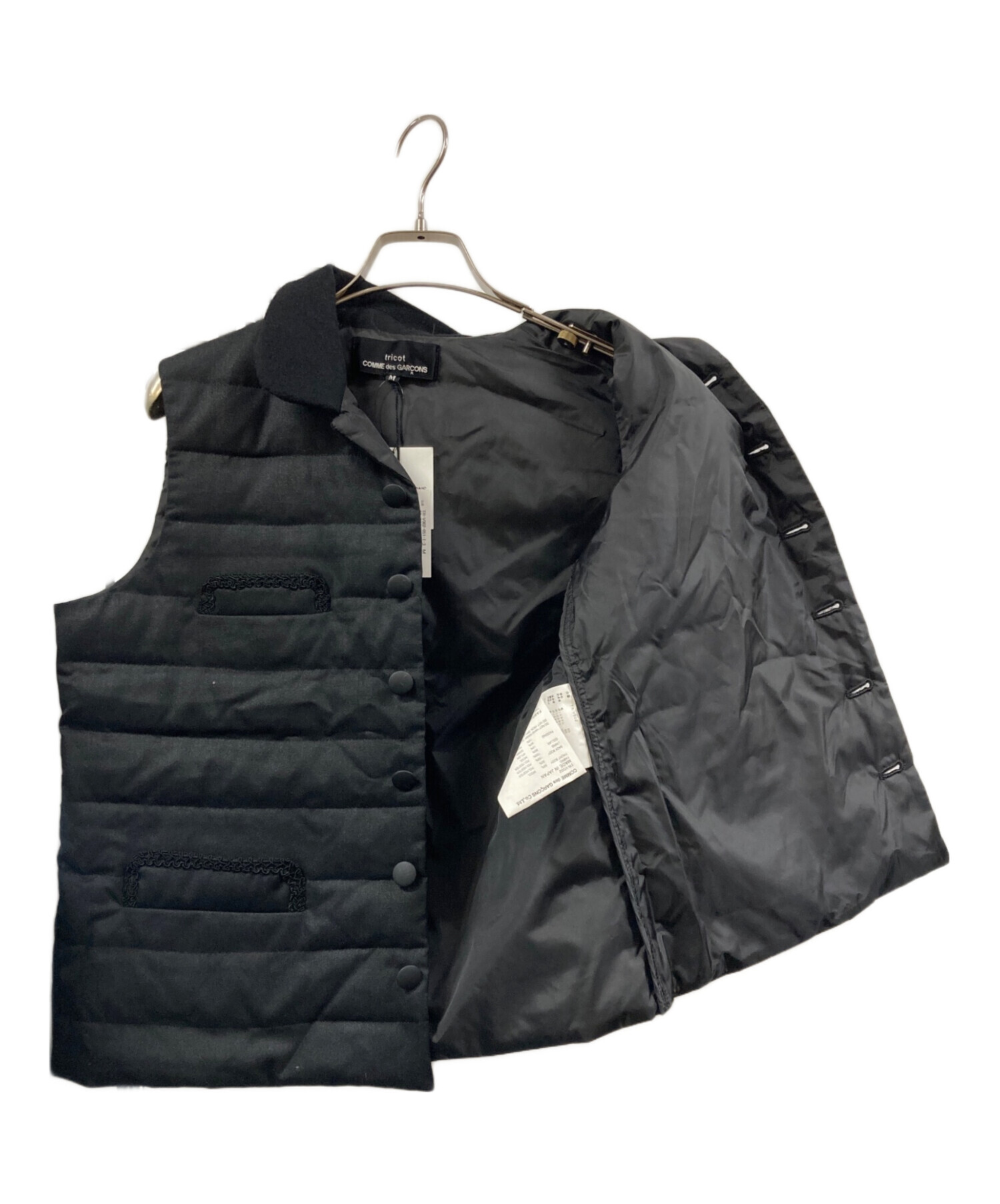 トリコ コムデギャルソン ベストフード ネイビー レディース Mサイズ 中古・古着通販】tricot COMME des GARCONS (トリココムデギャルソン