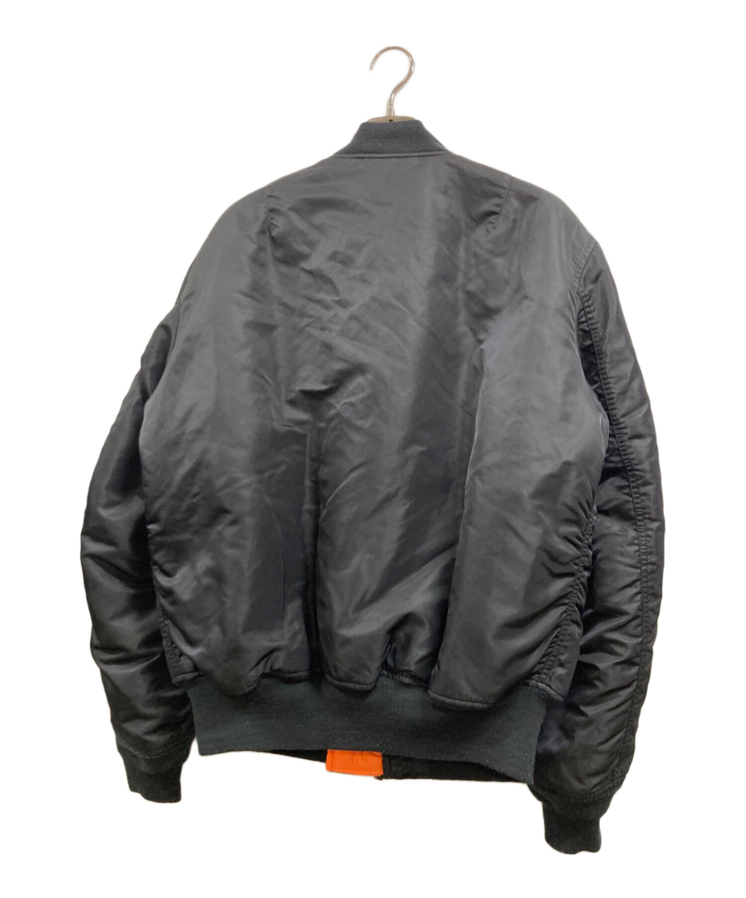 中古・古着通販】ALPHA (アルファ) MA-1ジャケット ブラック サイズ:L