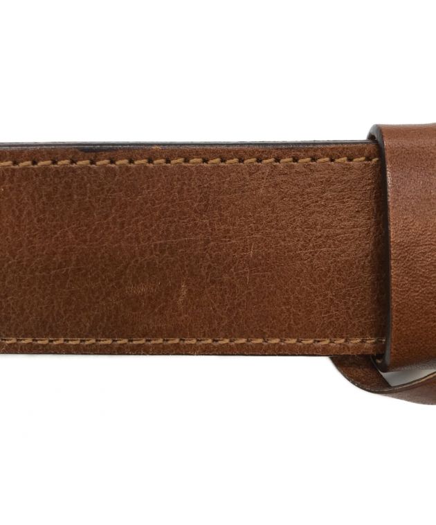 中古・古着通販】GUCCI (グッチ) バンブーレザーベルト ブラウン