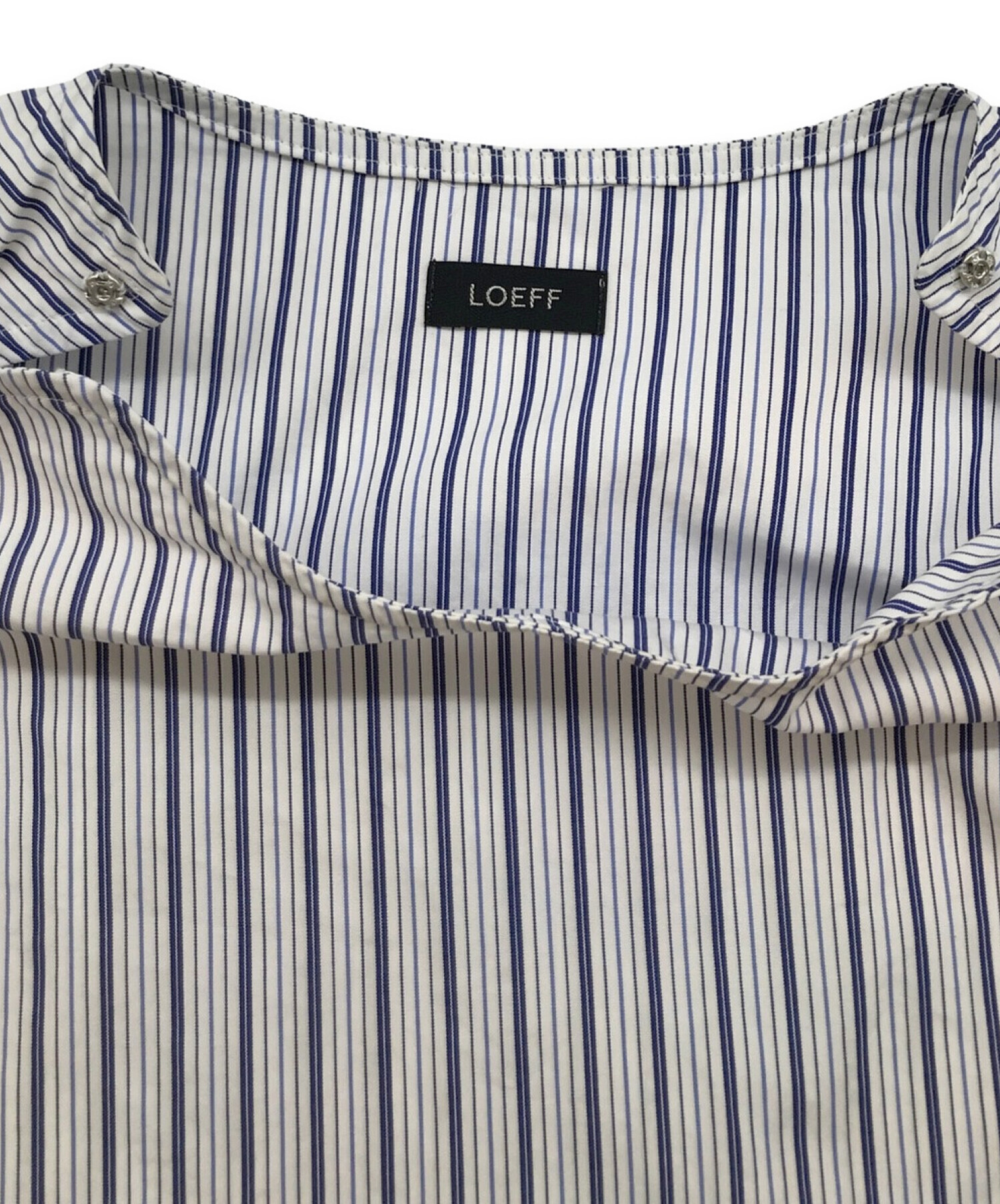 中古・古着通販】LOEFF (ロエフ) コットンブロードストライプ 