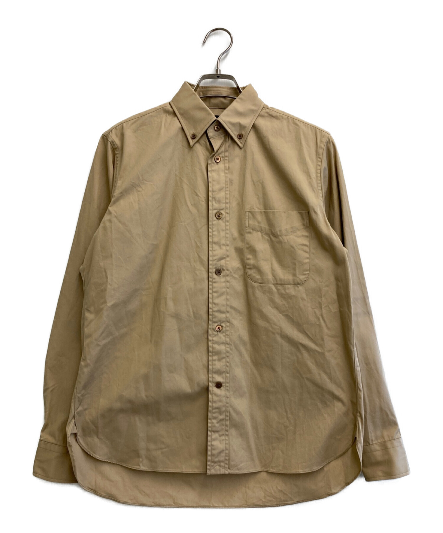 中古・古着通販】riprap (リップラップ) ボタンダウンシャツ ベージュ 