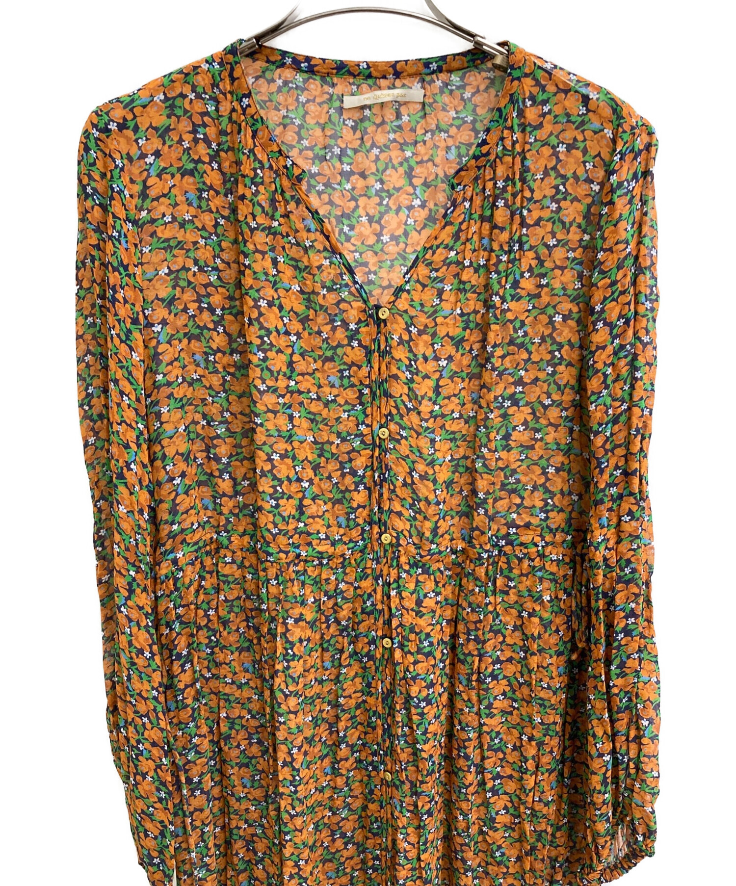 中古・古着通販】ne quittez pas (ヌキテパ) ブラウスワンピース