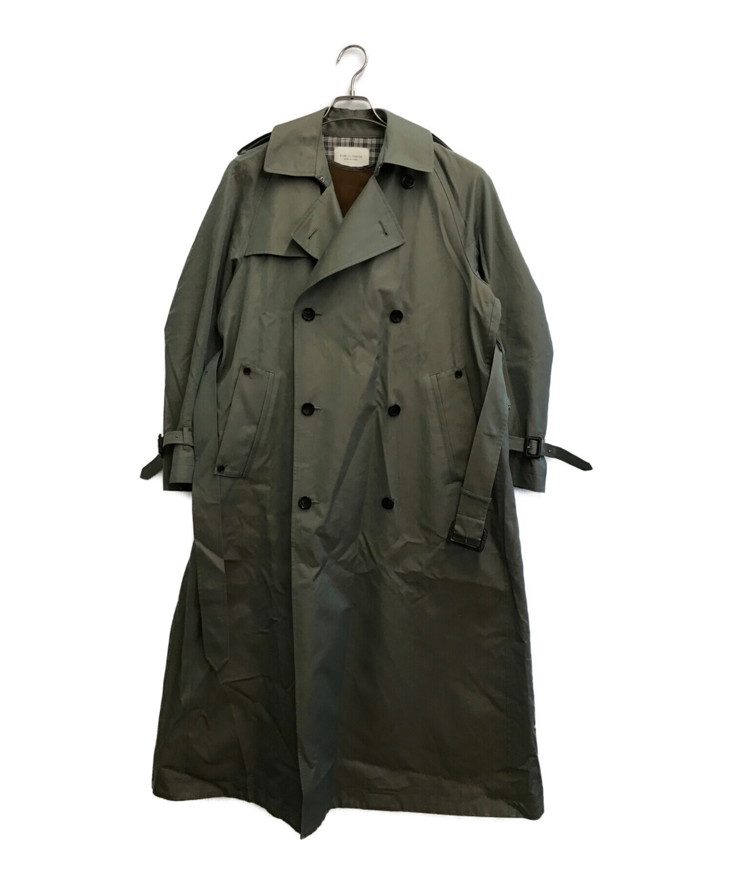 PUBLIC TOKYO ハイクラストレンチコート HIGH CLASS TRENCH COAT