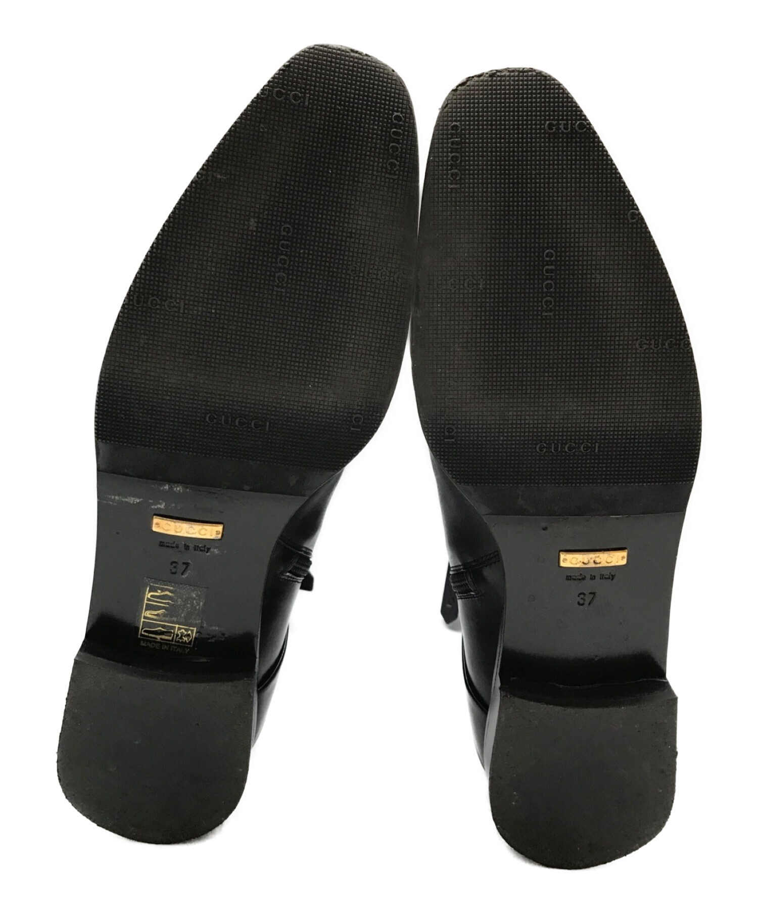 中古・古着通販】GUCCI (グッチ) ダブルGレザー ショートブーツ