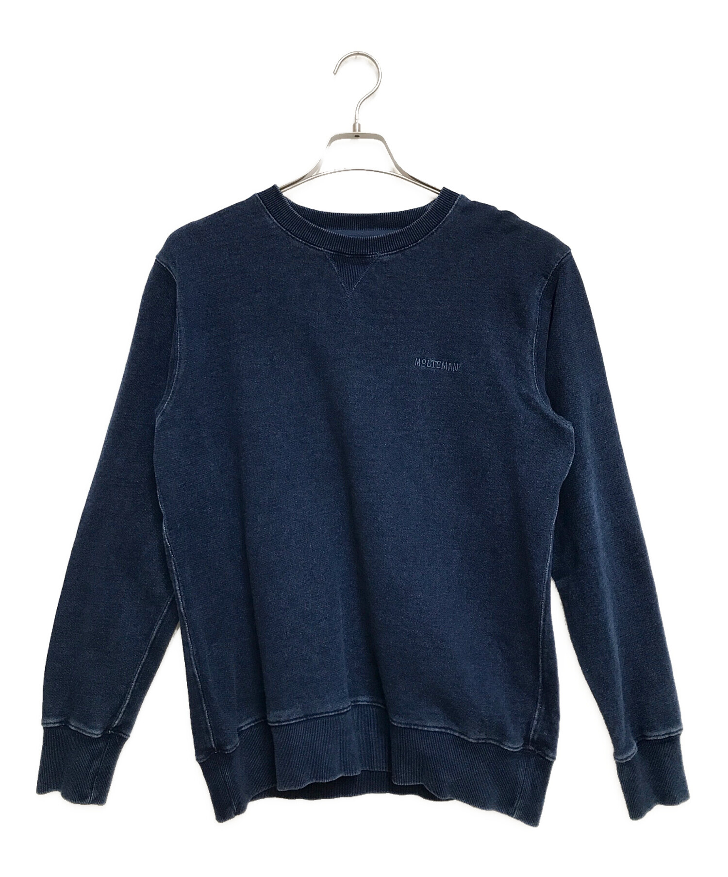 【美品】MOLTEMANI モルテマニ スウェット ブルー メンズ L 中古・古着通販】MOLTEMANI (モルテマニ) Denim Sweat ブルー サイズ