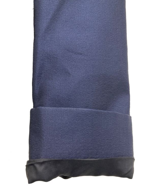 中古・古着通販】PRADA (プラダ) 丸襟タックロングコート ネイビー