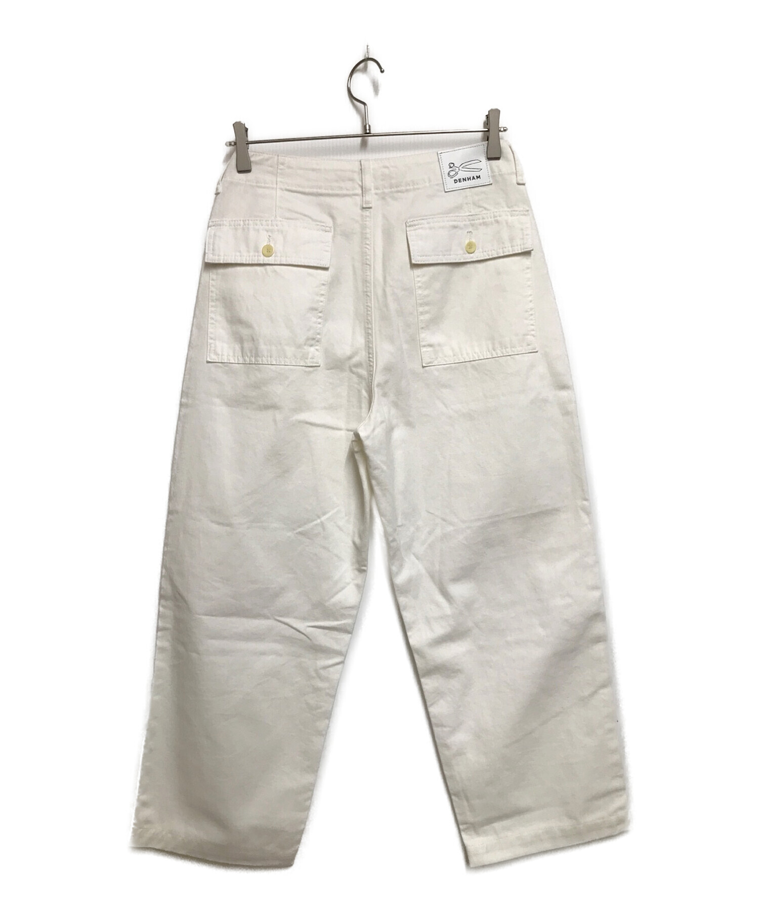 中古・古着通販】Denham (デンハム) テーパードデニムパンツ ホワイト 