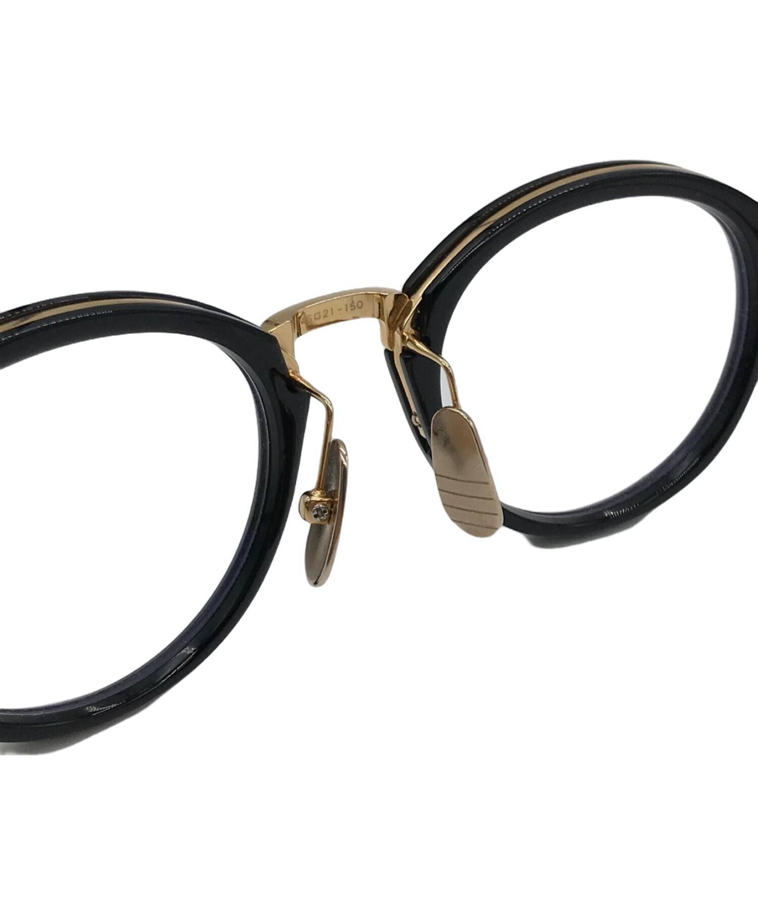 THOMBROWNE トムブラウン 伊達メガネ サングラス TB-701 黒 金