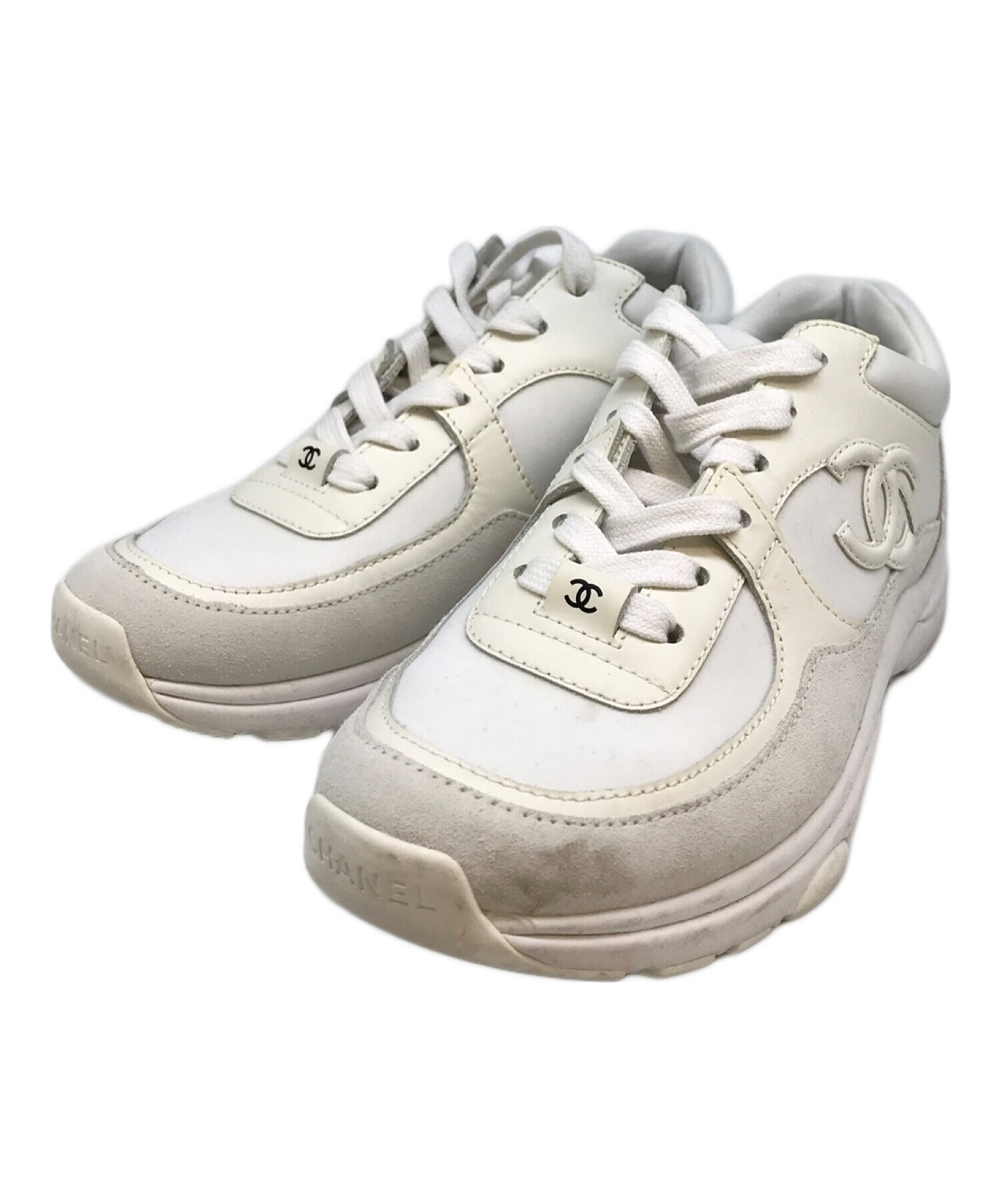 中古・古着通販】CHANEL (シャネル) ココマークトレーナーズ