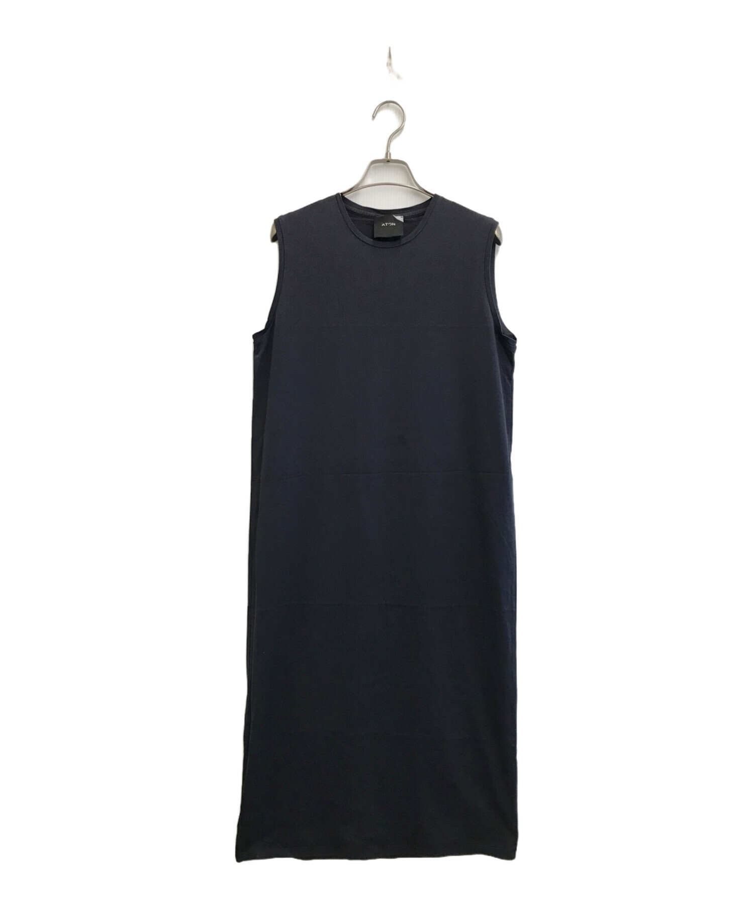 中古・古着通販】ATON (エイトン) ノースリーブワンピース