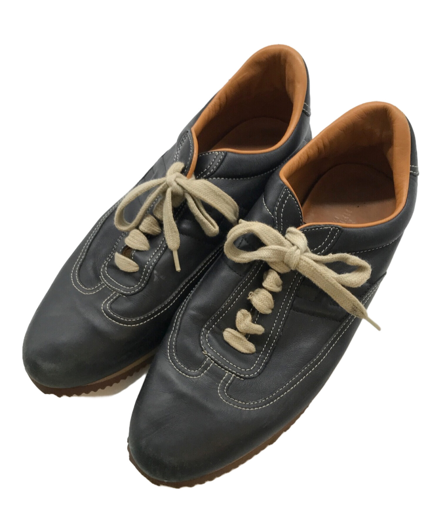 HERMES クイック スニーカー 39 ブラック レザー 【公式通販】