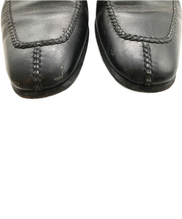 中古・古着通販】HERMES (エルメス) ロゴ刻印レザーローファー