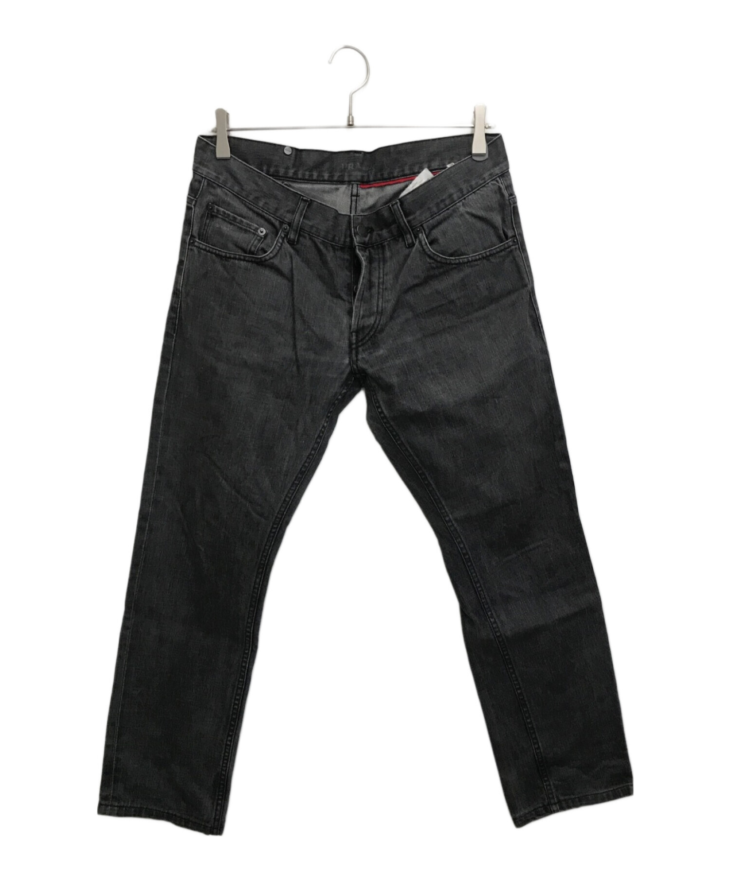 中古・古着通販】PRADA (プラダ) テーパード フィット ブラック サイズ 