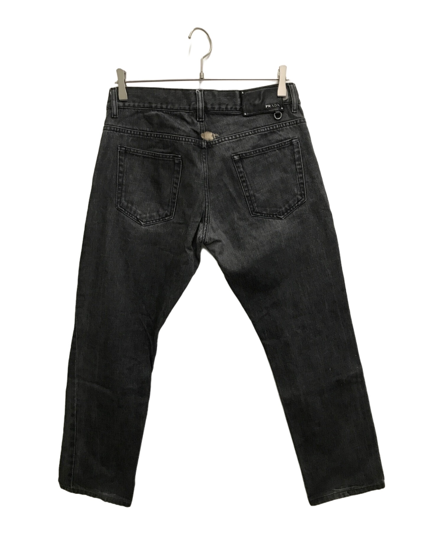 中古・古着通販】PRADA (プラダ) テーパード フィット ブラック サイズ 