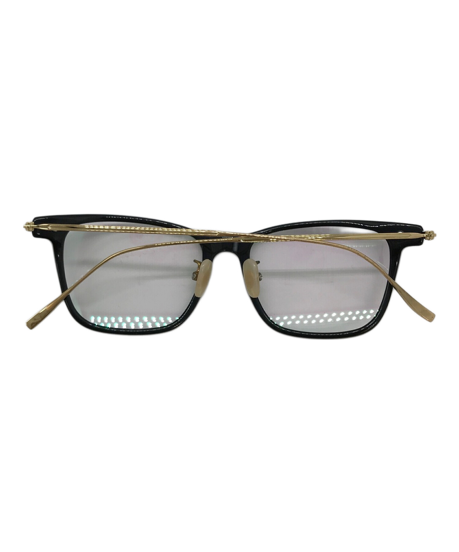 金子眼鏡 ブラック×ゴールド 金子眼鏡 KANEKO OPTICAL KM46 BKGP