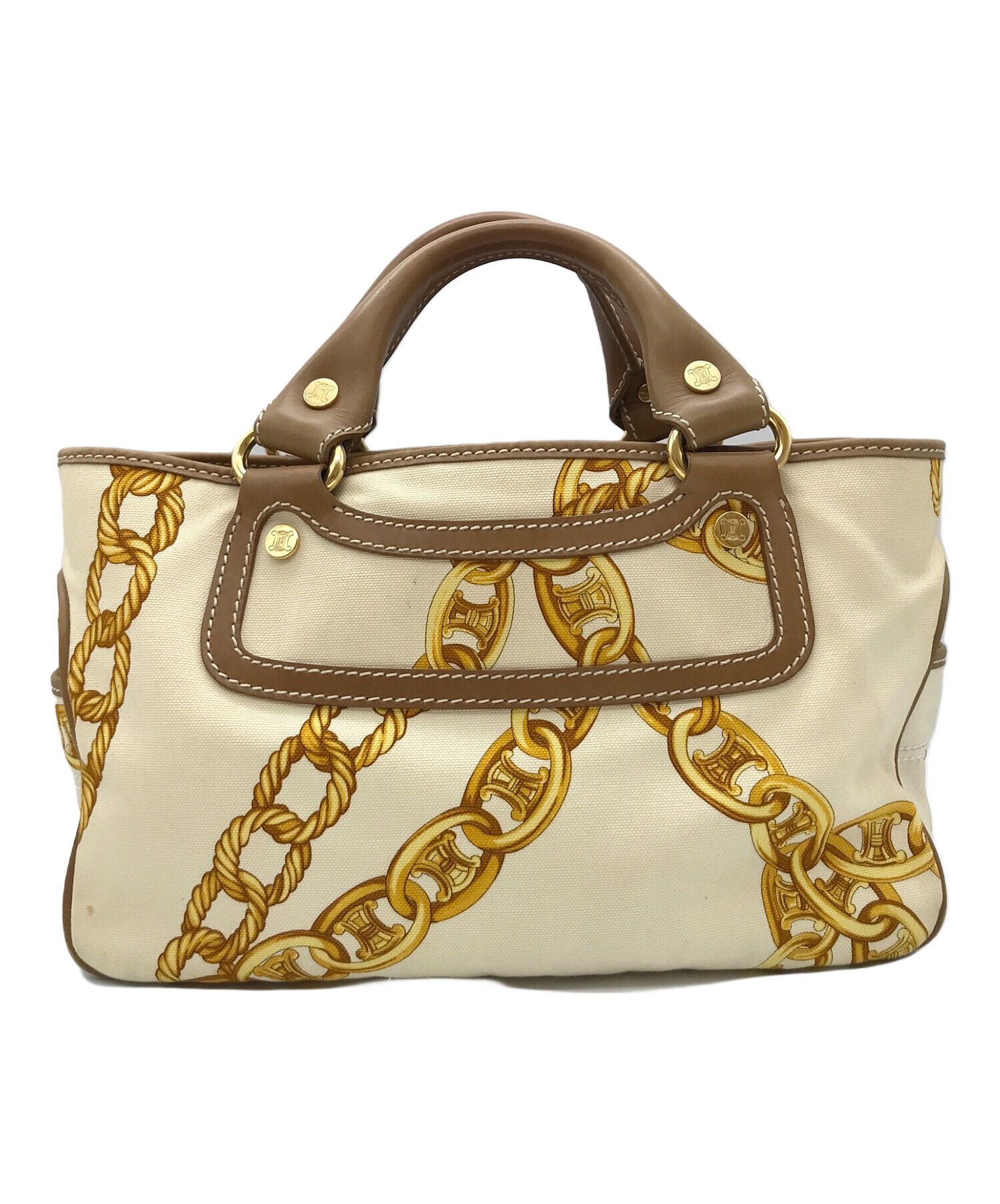 中古・古着通販】CELINE (セリーヌ) ブギーバッグ アイボリー サイズ 