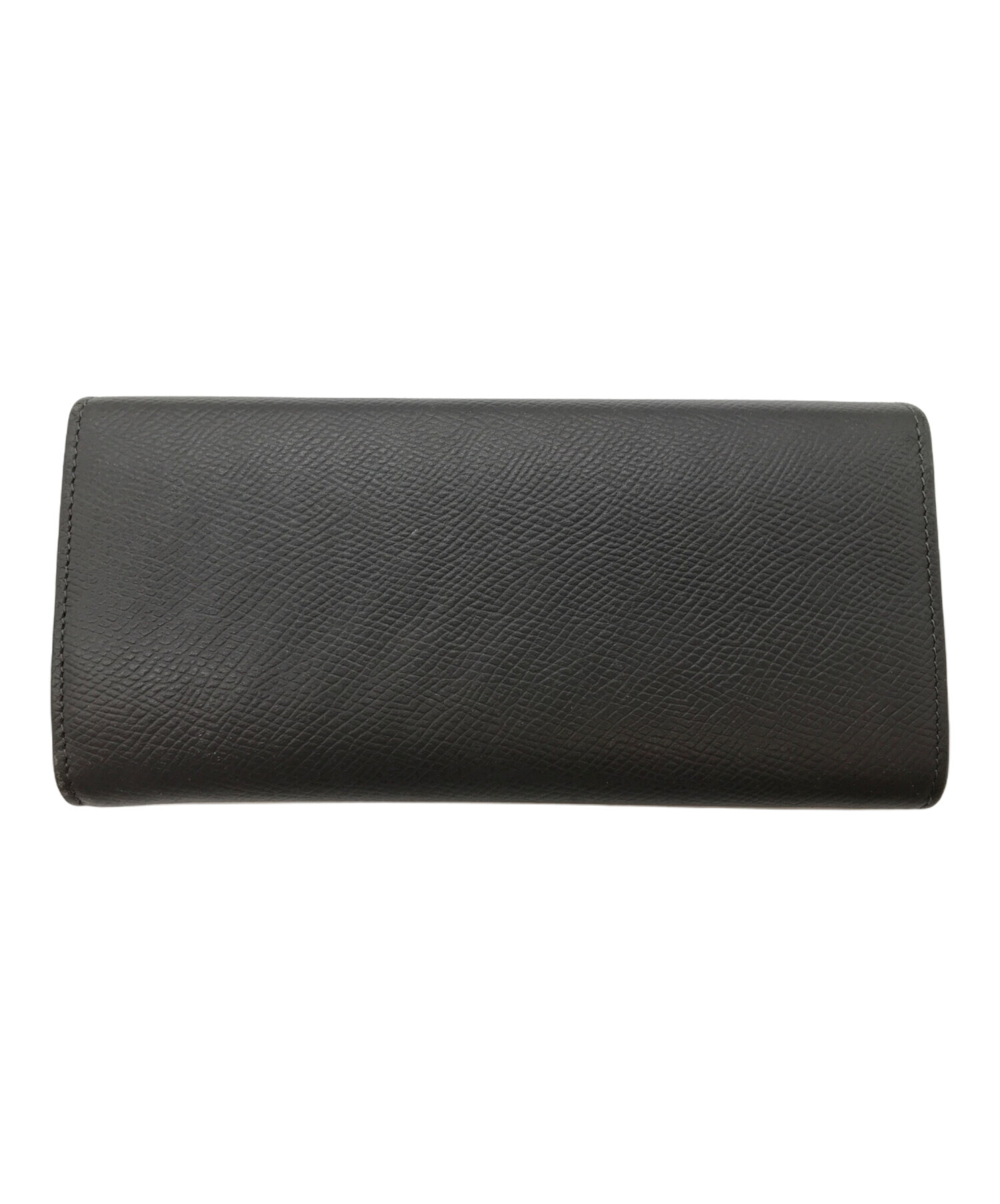 中古・古着通販】CELINE (セリーヌ) ラージフラップウォレット グレー 