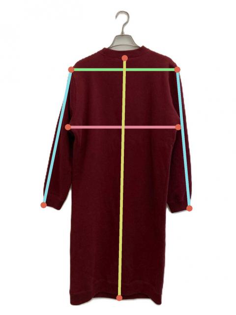 中古・古着通販】GUCCI (グッチ) スウェットワンピース ボルドー