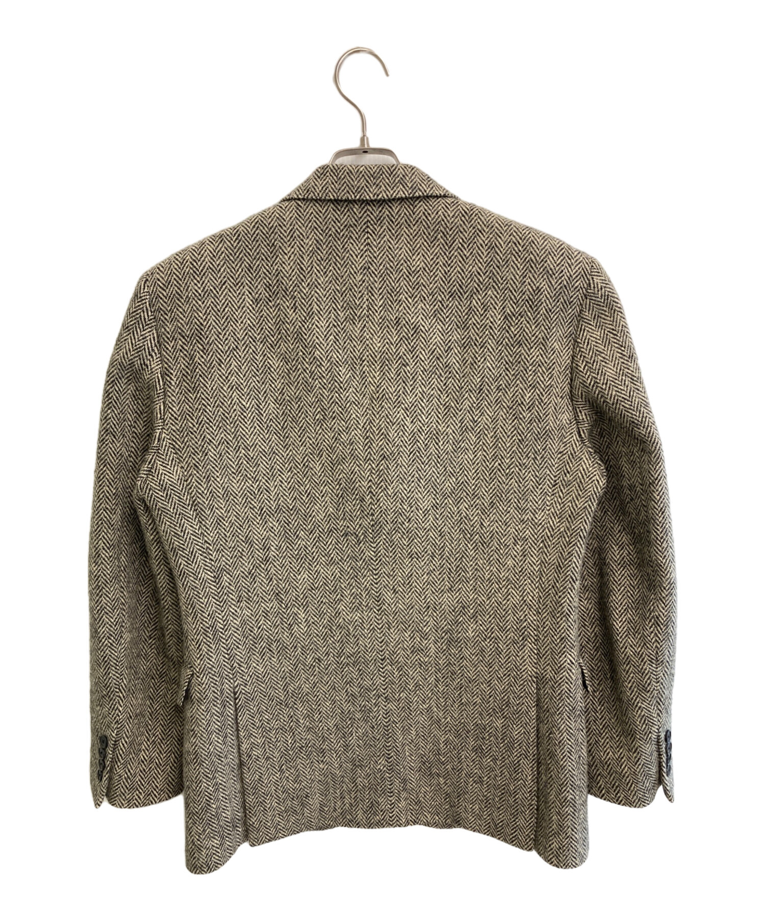 ラルフローレン　ステンカラージャケット　ツイード　アルパカ混　ベロアボタン　9号 中古・古着通販】POLO RALPH LAUREN (ポロ・ラルフローレン) 段