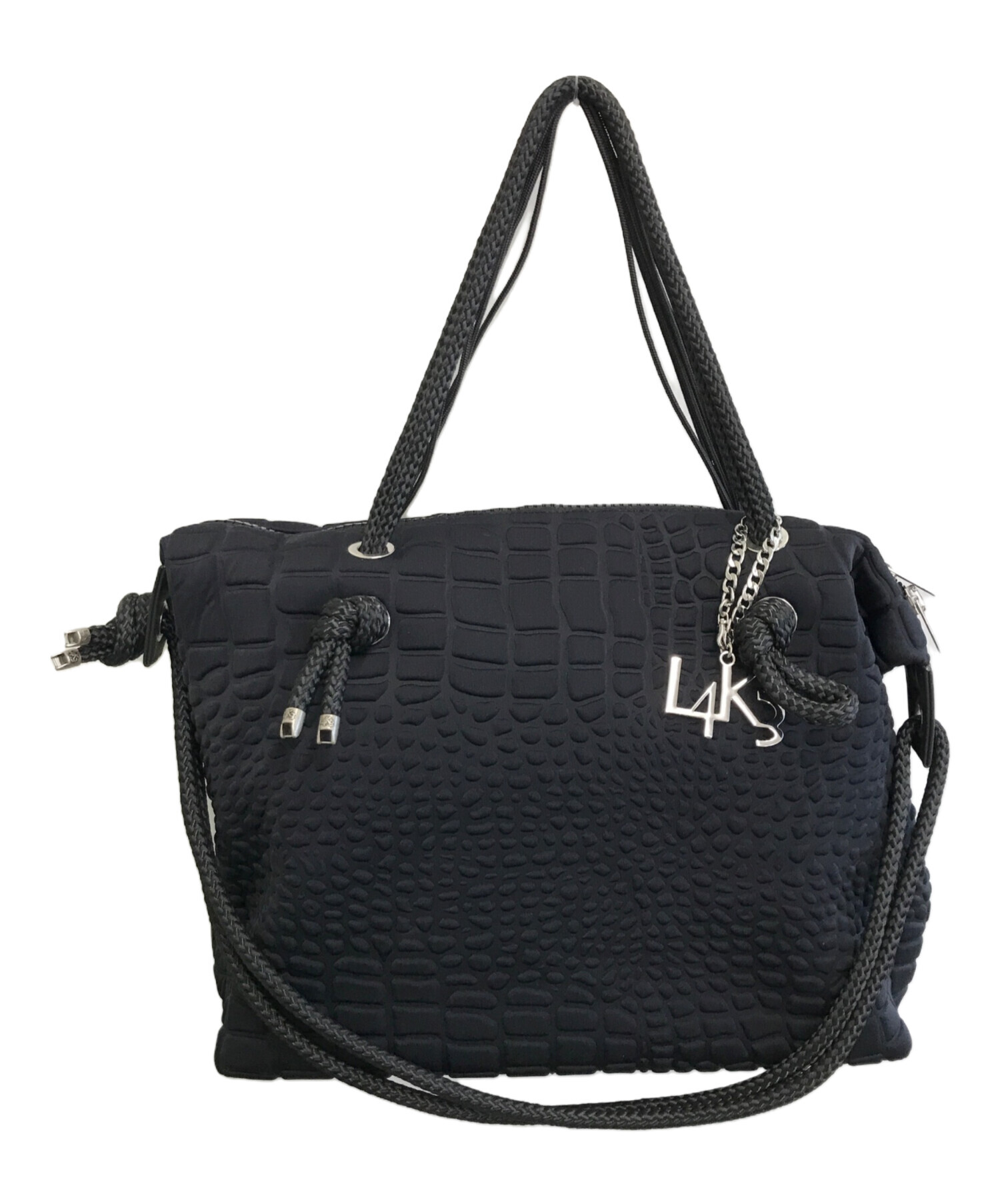 L4K3 バッグ　ショルダーバッグ　バンドバッグ　黒　ブラック　レイク　LAKE 中古・古着通販】L4K3 (レイク) 2WAYショルダーバッグ ブラック サイズ