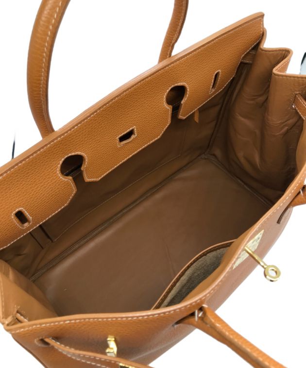 美品✨EPONINE エポニーヌ トートバッグ ゴールド金具 レザー 本革 中古・古着通販】EPONINE MILANO (エポニーヌミラノ) トートバッグ