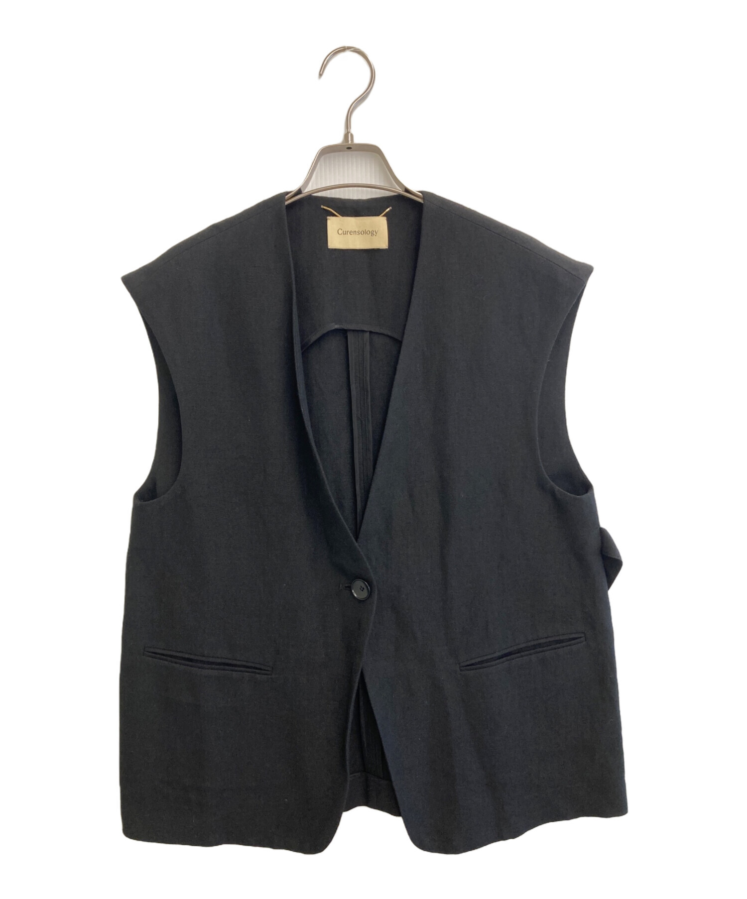 中古・古着通販】Curensology (カレンソロジー) ウールリネンベスト