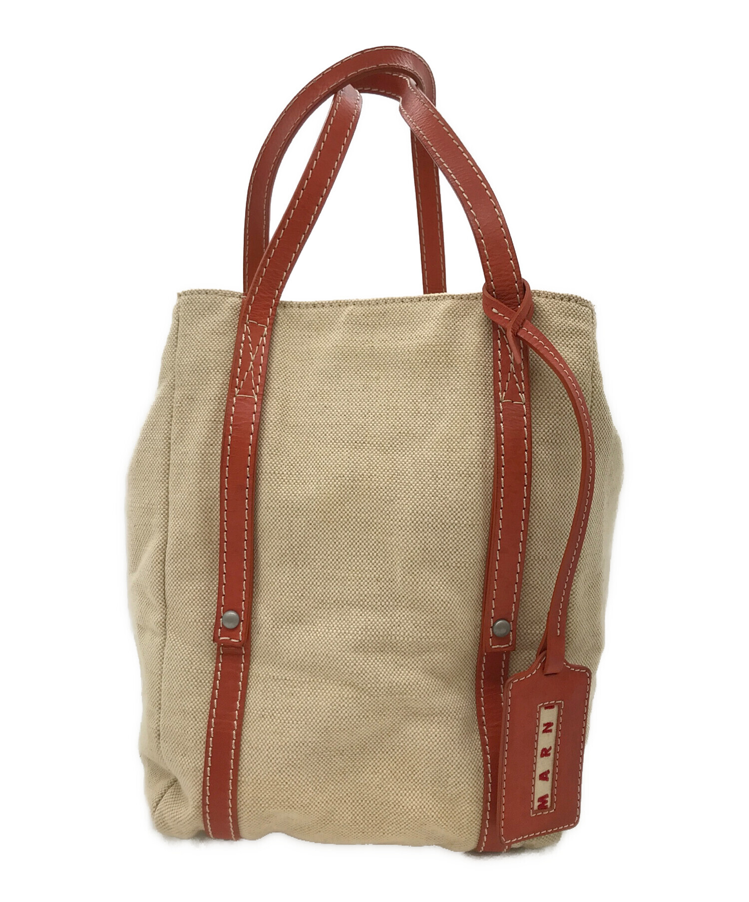 MARNI マルニ ハンドバッグ - ベージュ 【古着】【中古】 MARNI マルニ  