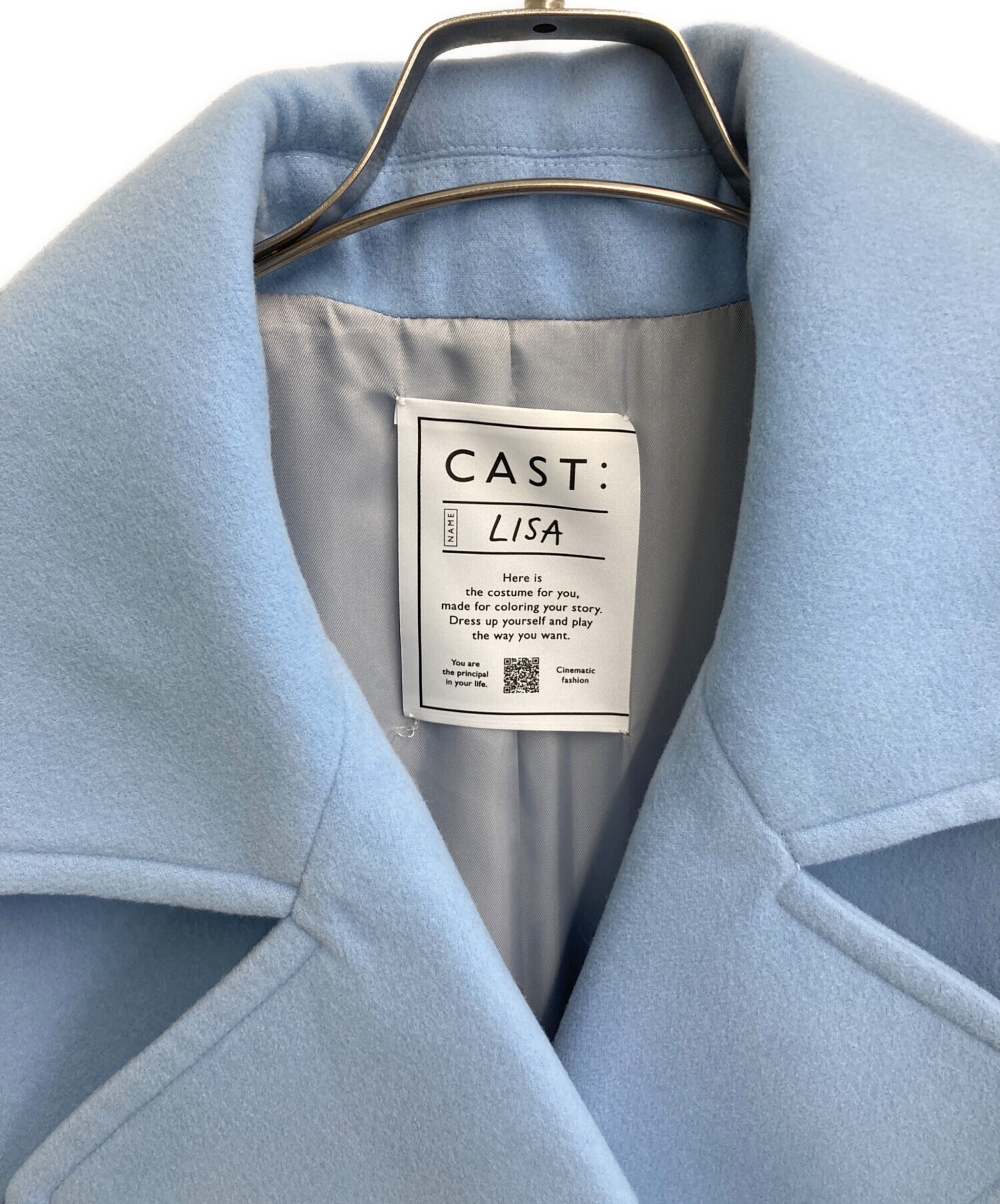 中古・古着通販】CAST: (キャストコロン) LISAメルトンライトコート