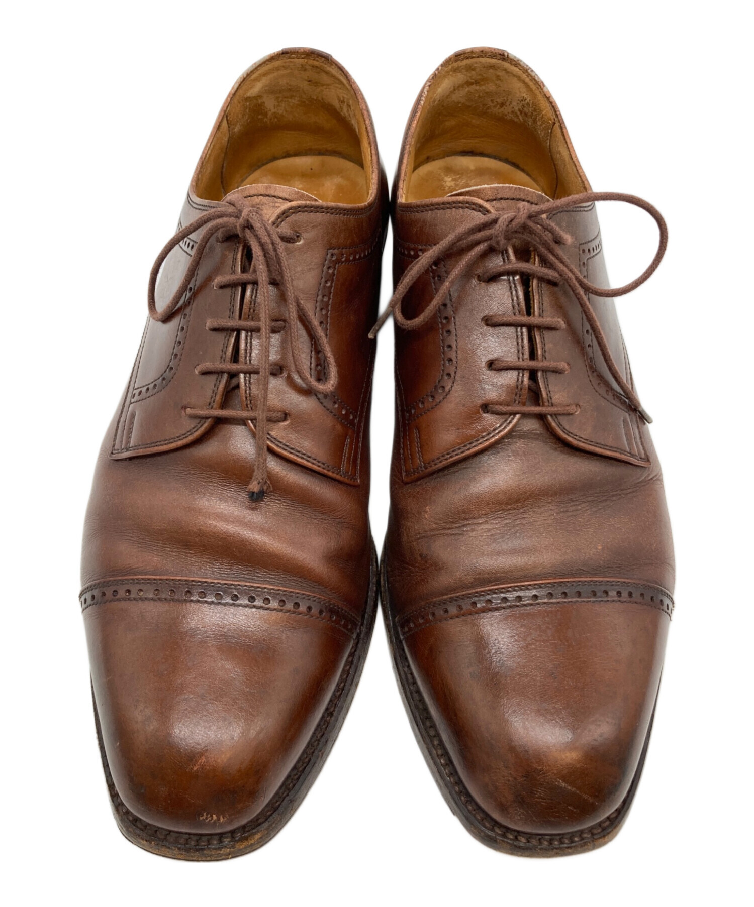 SCOTCH GRAIN キャップトゥ レザーシューズ 26 1/2 【公式通販】