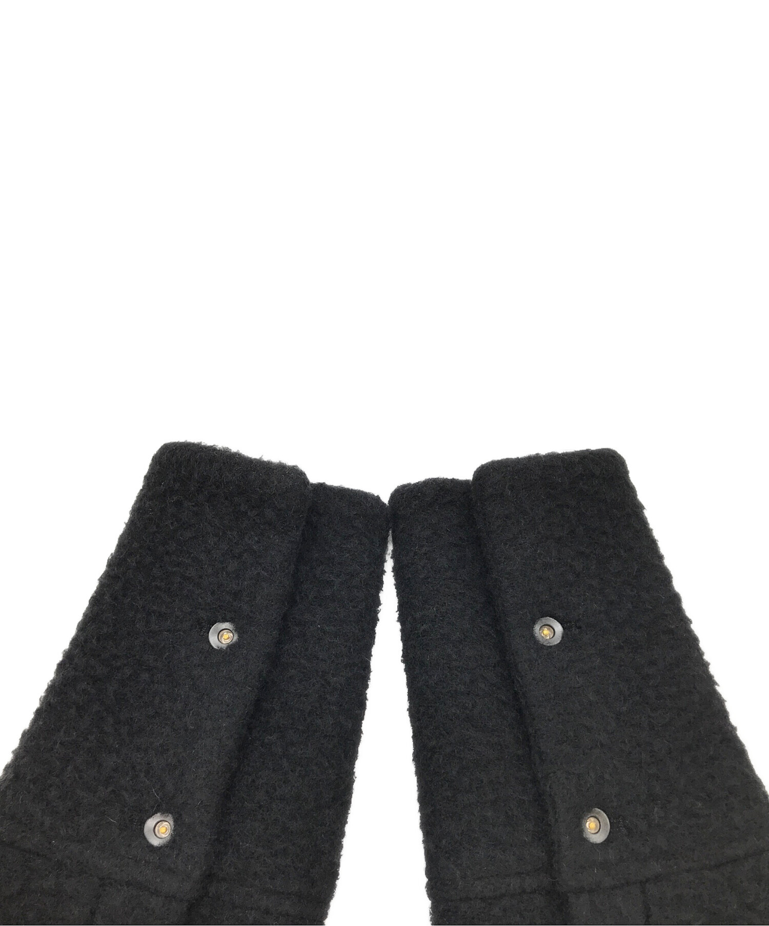 中古・古着通販】AMERI (アメリ) ナッピングウールジャケット ブラック