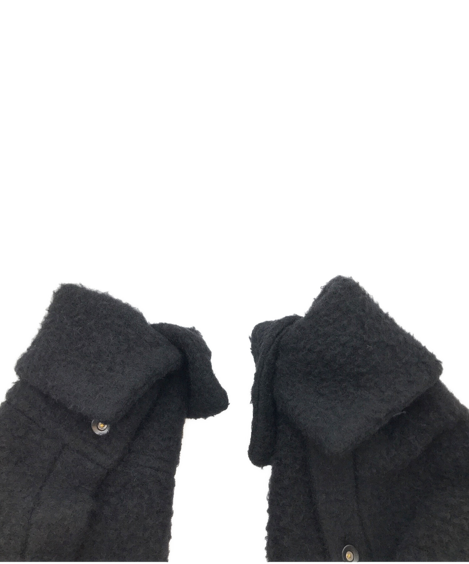 中古・古着通販】AMERI (アメリ) ナッピングウールジャケット ブラック