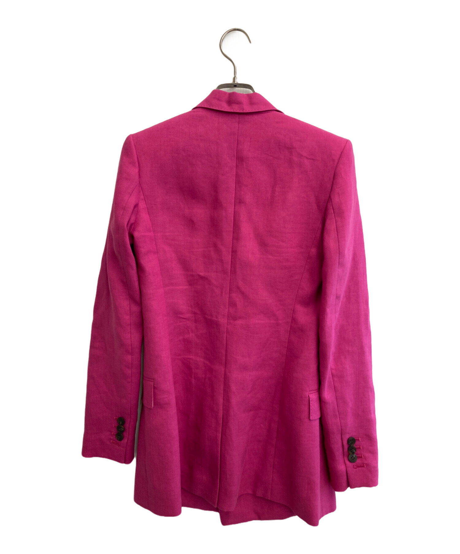 中古・古着通販】theory (セオリー) ダブルブレストジャケット ピンク
