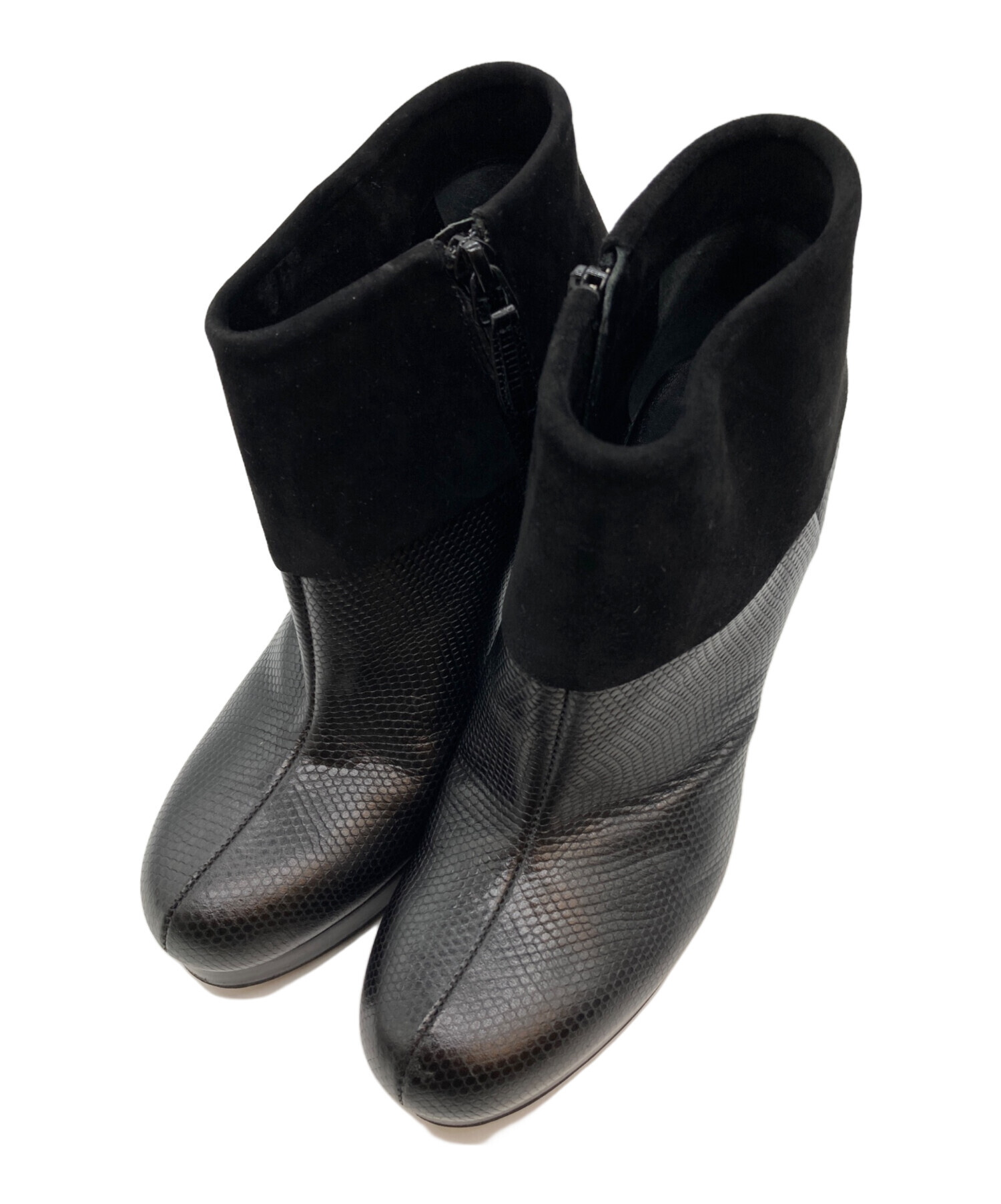 中古・古着通販】BALENCIAGA (バレンシアガ) ブーティ ブラック 中古・古着通販】BALENCIAGA (バレンシアガ) ブーティ ブラック