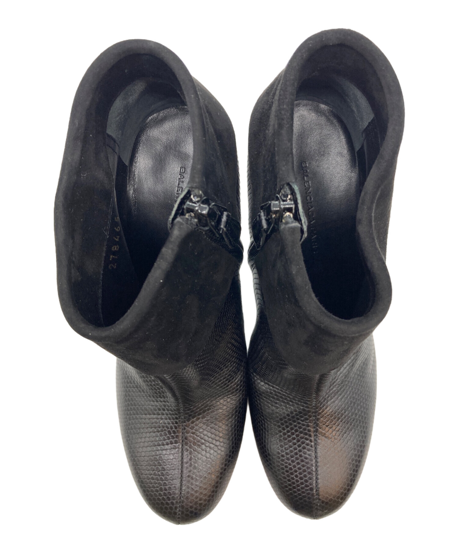 中古・古着通販】BALENCIAGA (バレンシアガ) ブーティ ブラック 中古・古着通販】BALENCIAGA (バレンシアガ) ブーティ ブラック