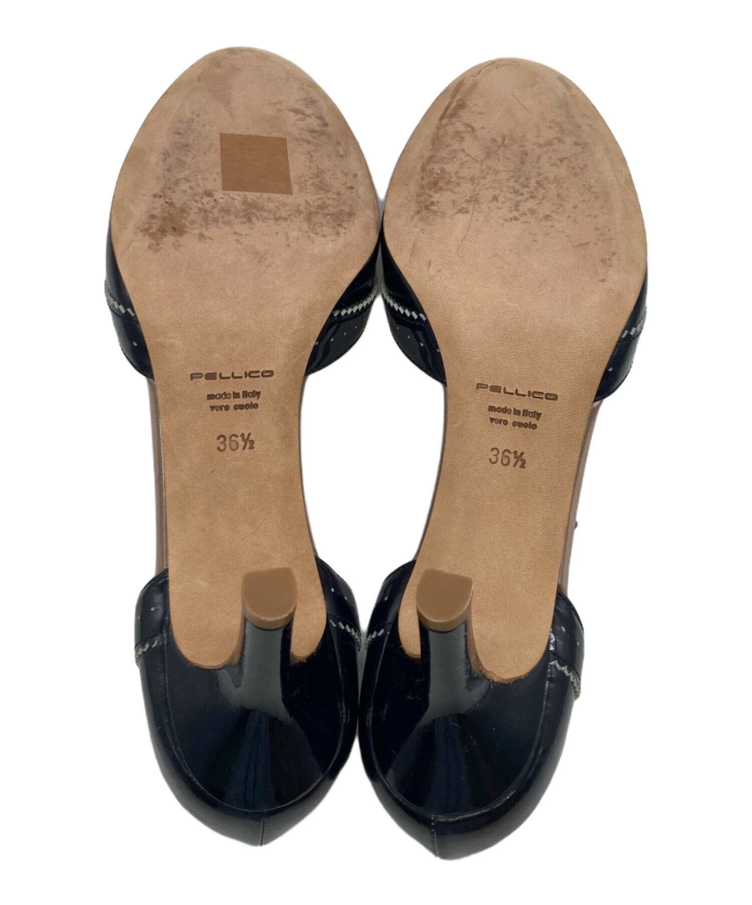 中古・古着通販】PELLICO (ペリーコ) パンチングヒールパンプス