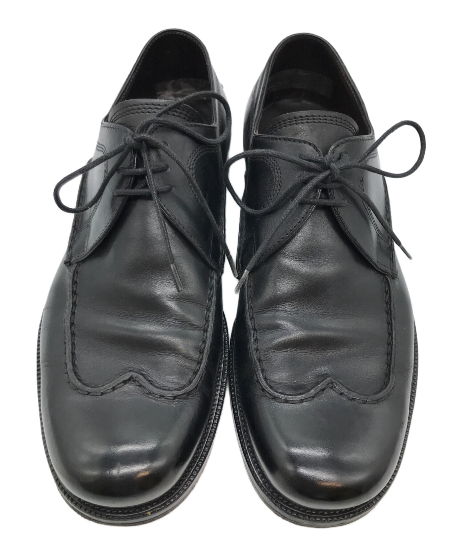 ほぼ未使用✨　ボッテガ　レザー　シューズ　厚底　ブラック　黒　40 メンズ ほぼ未使用✨ ボッテガ レザー シューズ 厚底 ブラック 黒 40 メンズ