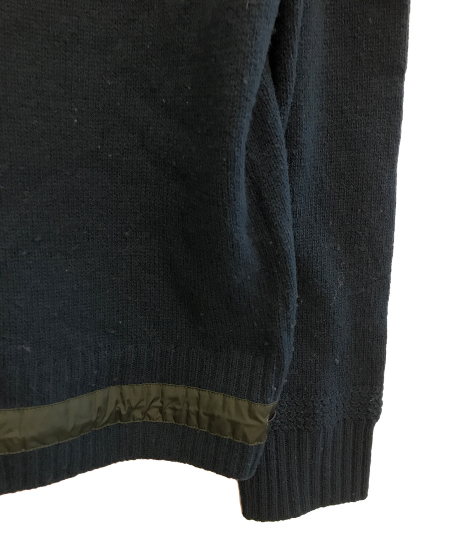 中古・古着通販】MONCLER (モンクレール) Ⅴネックトリコットセーター 