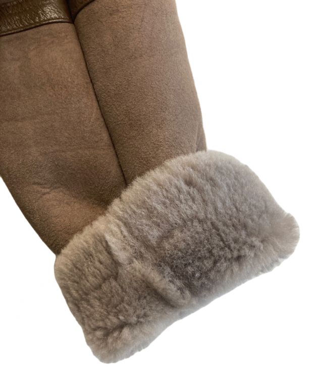 【CoSTUME NATIONAL】ダブルブレスト ムートンコート ボア CoSTUME NATIONAL】ダブルブレスト ムートンコート ボア